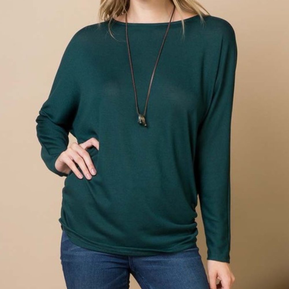Criss Cross Back Long Sleeve Tunic